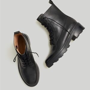 Madewell Shelton lace up combat boots